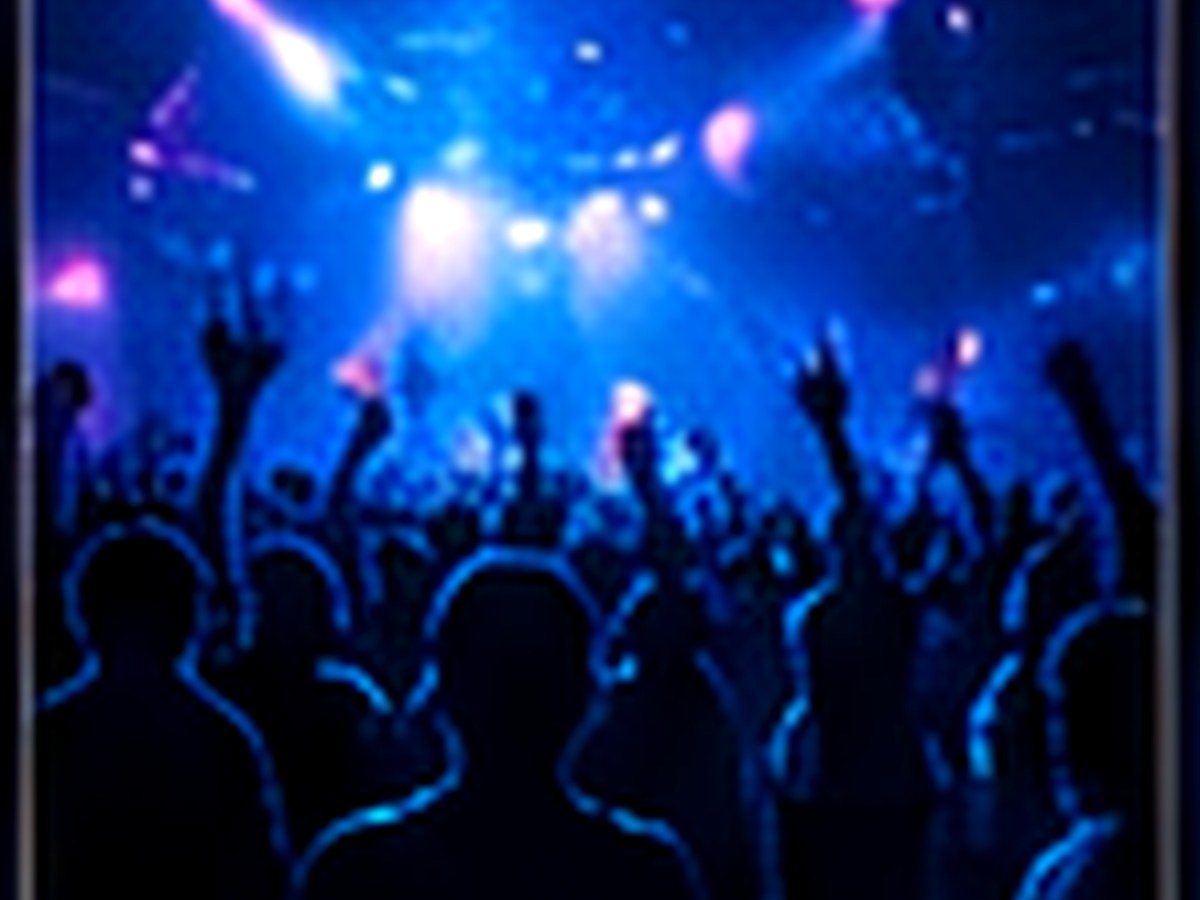 Partylicht und Publikum